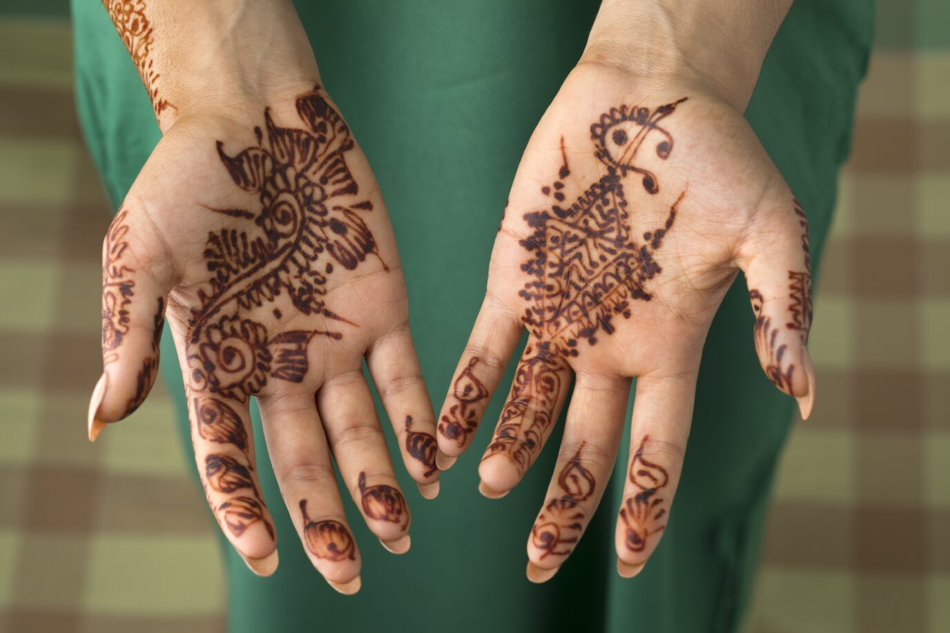Moroccan woman with henna