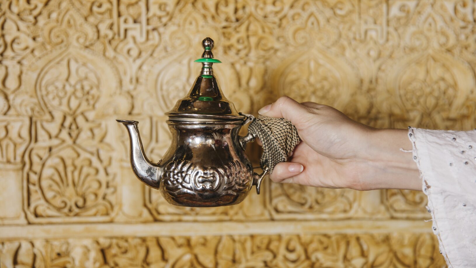 Tea ceremony in Morocco