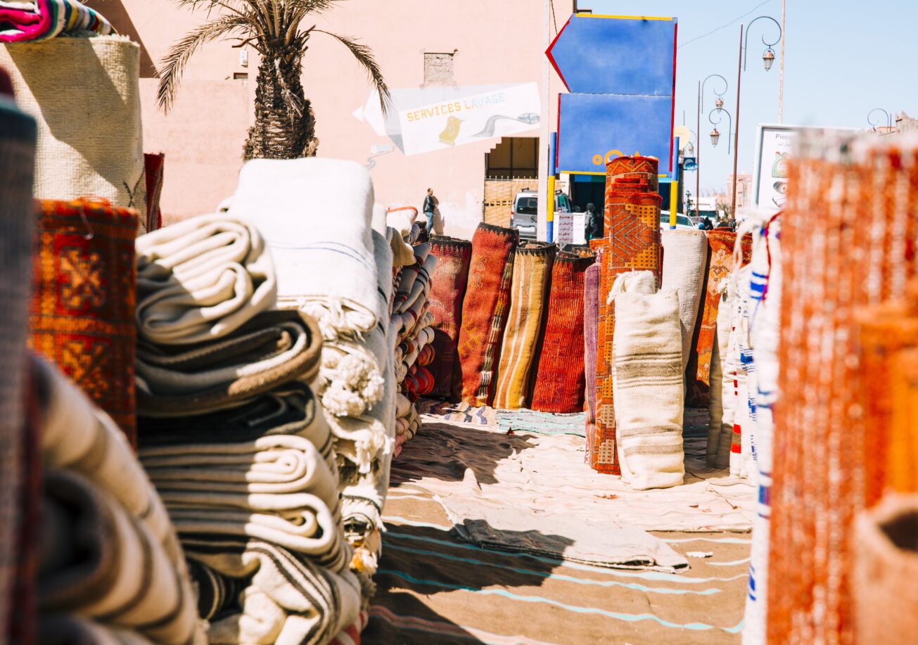 fabrics in Marrakech