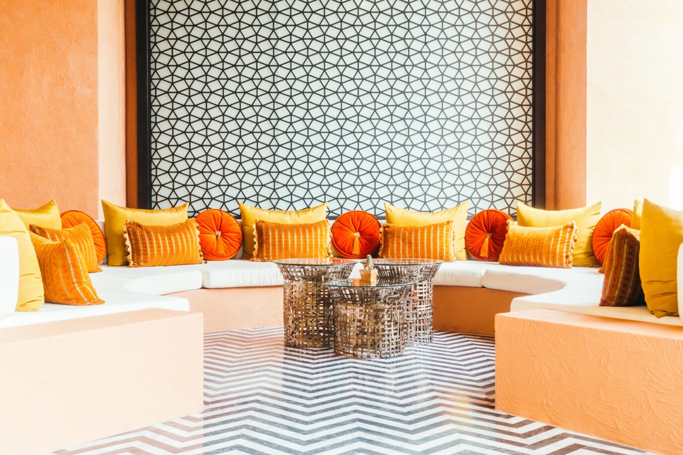 Modern Moroccan lounge