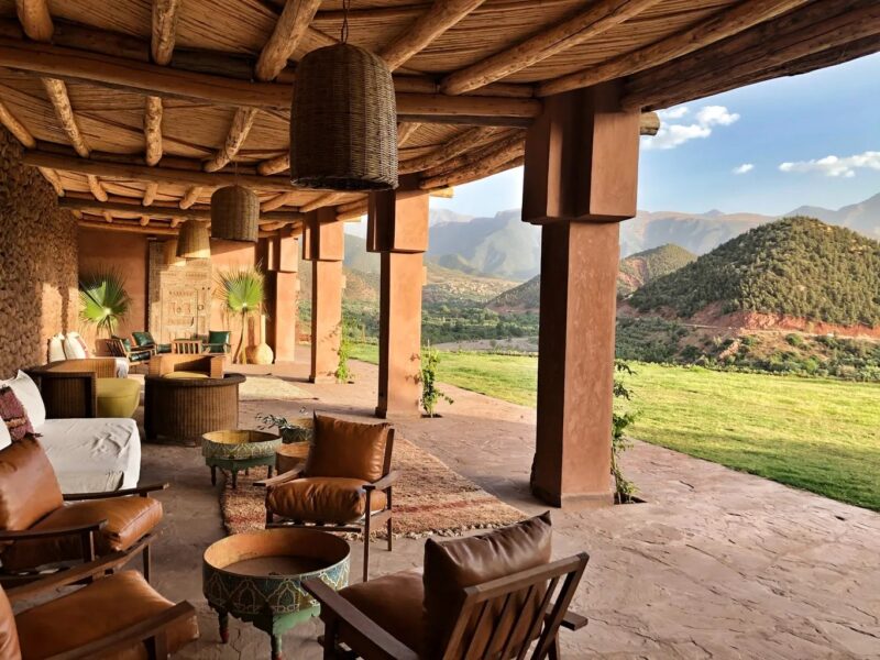 Kasbah Bab Ourika in morocco