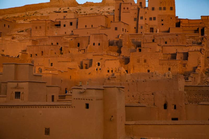 film in Ait Ben Haddou