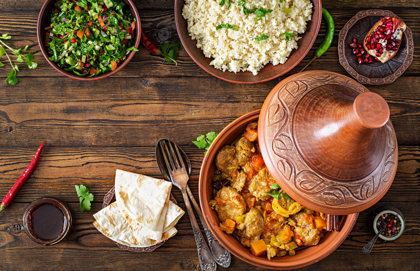 typical dishes of Moroccan gastronomy